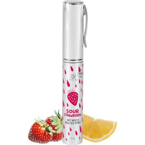 Spray Oral SecretPlay Fresa Ácida 11g | Sabor y Hidratación