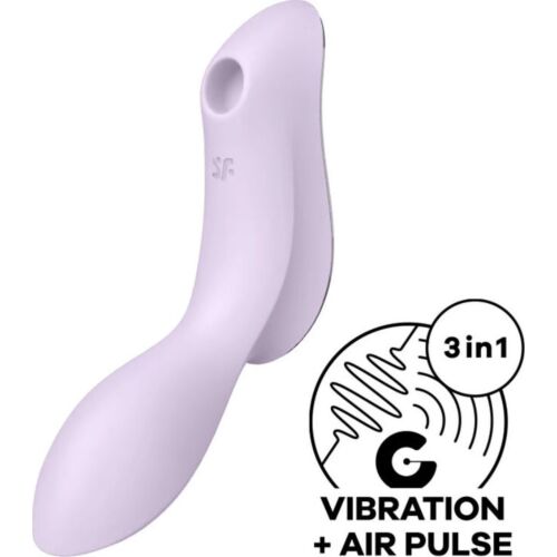 Succionador y vibrador SATISFYER Curvy Trinity 2