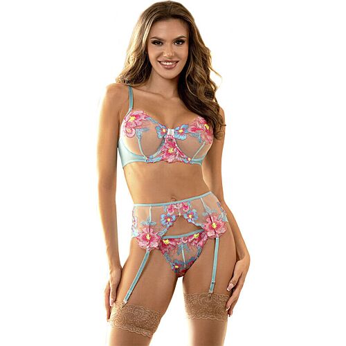 Conjunto de lencería sexy SUBBLIME - Diseño floral