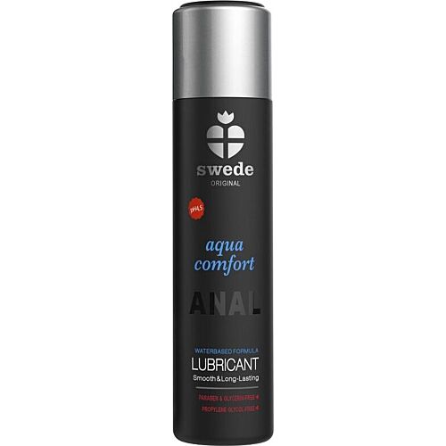 Lubricante anal Swede Aqua Comfort 60ml para uso exclusivo