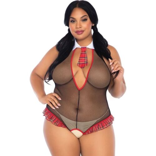 Colegiala Body Leg Avenue Teddy con Abertura