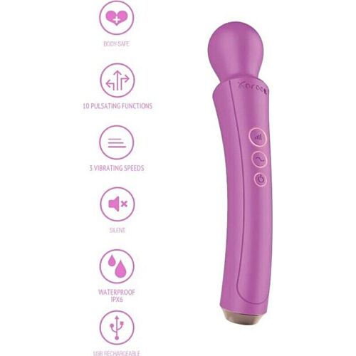 Vibrador WAND XOCOON The Curved Wand con vibración potente