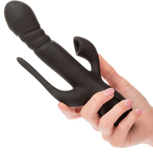 Vibrador Rabbit CALEXOTICS Triple Euphoria con succión