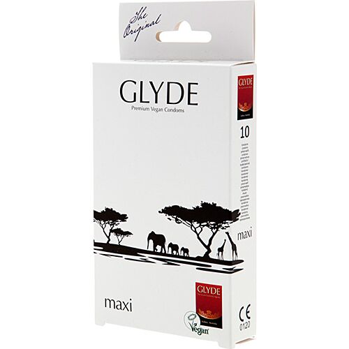 Preservativos Glyde Ultra Max 10 uds | Veganos y lubricados