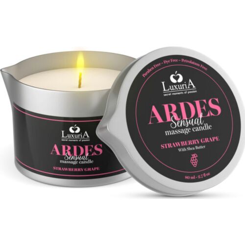 Vela de Masaje Intimateline Luxuria Ardes con manteca de karité