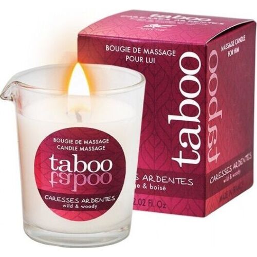 Vela de masaje RUF Taboo aroma helecho