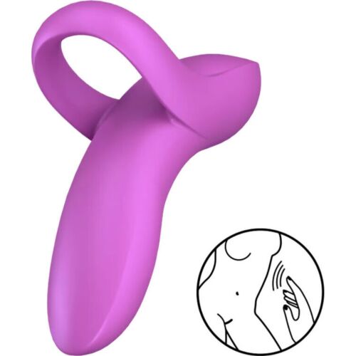 Vibrador de dedo Satisfyer Bold Lover con 12 modos