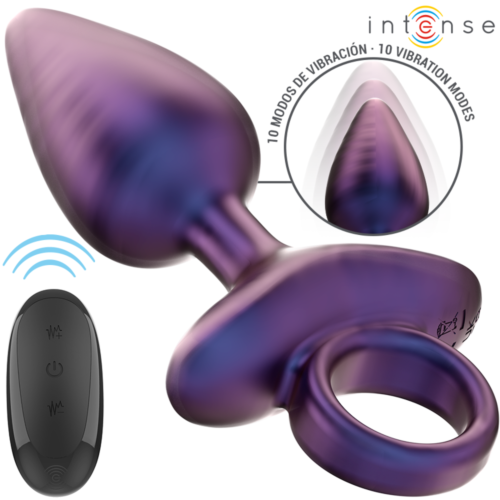 Plug anal vibrador INTENSE Michael con control remoto
