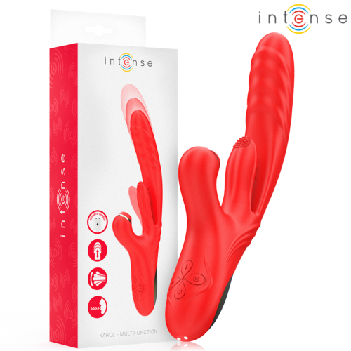 Vibrador INTENSE KAROL con empuje y succión