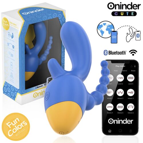 Vibrador ONINDER CUTE Love 3 Some con control inteligente