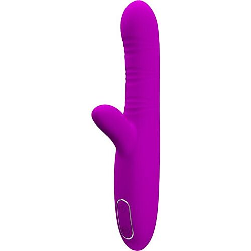Vibrador multifunción Pretty Love Angelique con estimulador de clítoris
