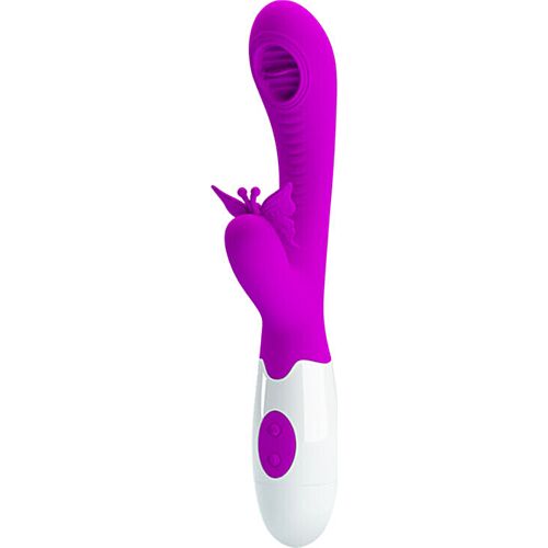 Vibrador Rabbit Pretty Love Moth Licking con Estimulación Dual