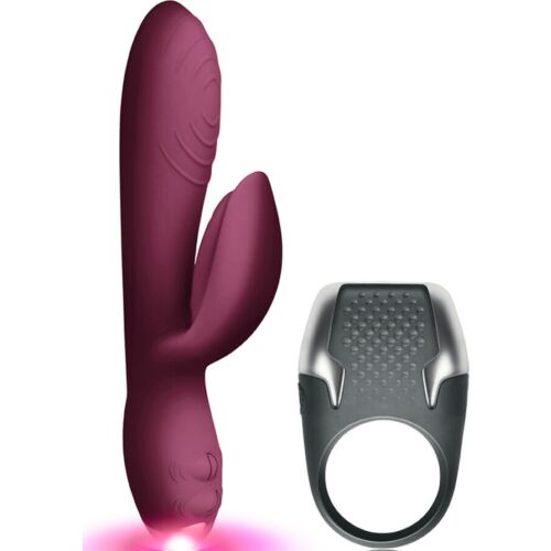 Kit Climaximum L'amour: Vibrador Rabbit y Anillo Pene