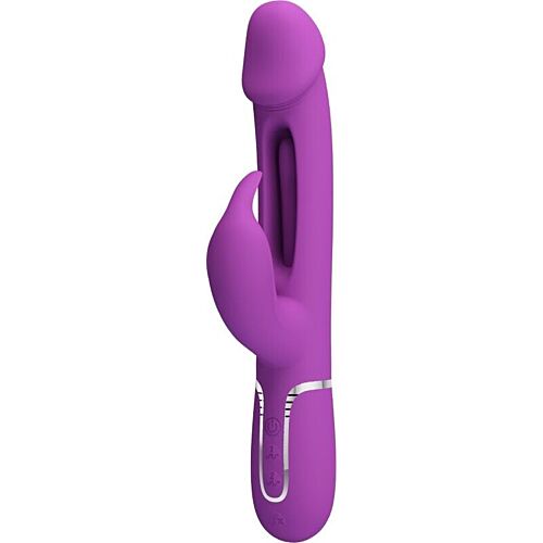 Vibrador Rabbit Pretty Love Kampas 3 en 1 con dos motores