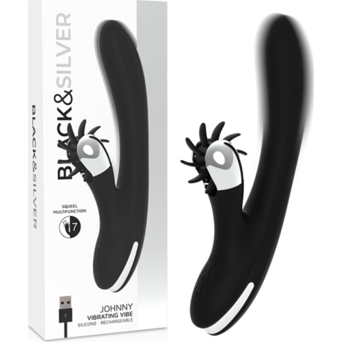 Vibrador recargable BLACK&SILVER Johnny Vibe