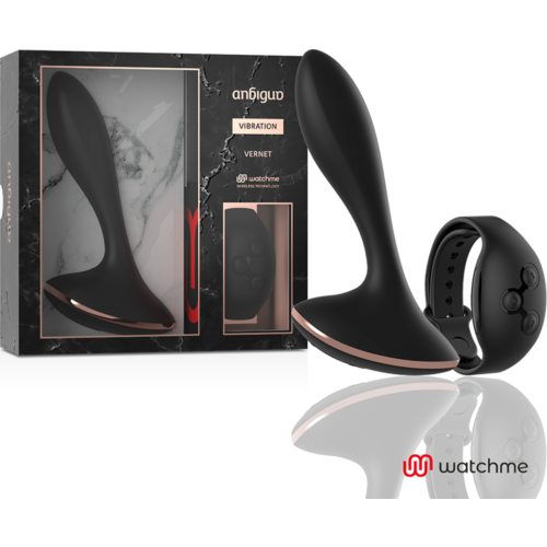 Plug anal ANBIGUO WATCHME con control remoto inalámbrico