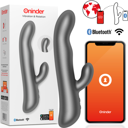 Vibrador Punto G ONINDER Rabbit & Rotation con app