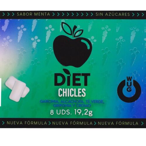 Chicles WUG GUM WUG DIET | Absorción rápida de activos