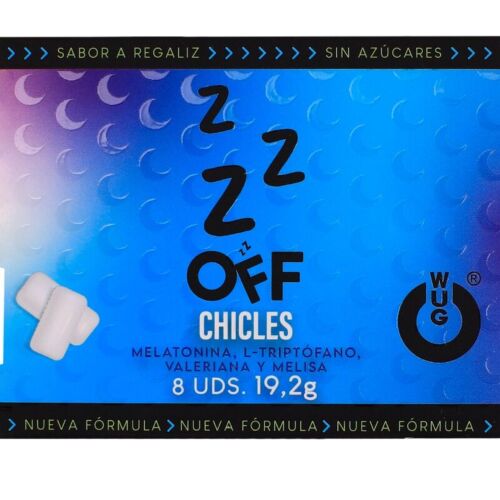 Chicles WUG GUM WUG OFF | Absorción rápida de activos