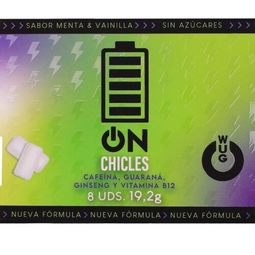 Chicles WUG GUM WUG ON | Energía en cualquier momento