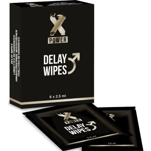 Retardantes XPOWER Delay Wipes | Retrasa la eyaculación.