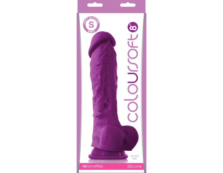 Coloursoft pene 20cm morado