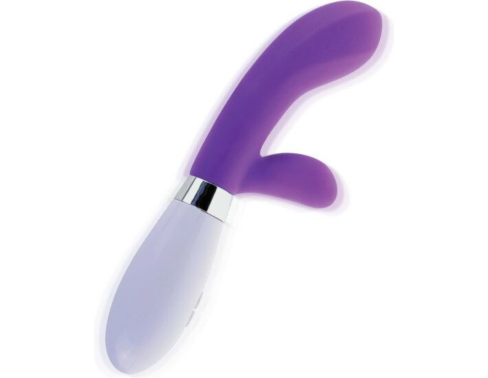 Conejito vibrador punto g de silicona - morado