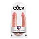 Dildo doble penetración KING COCK 17.8 cm con tacto realista