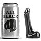 Dildo compacto ALL BLACK 9 cm de silicona