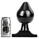 Plug anal ALL BLACK 19 cm apertura gradual