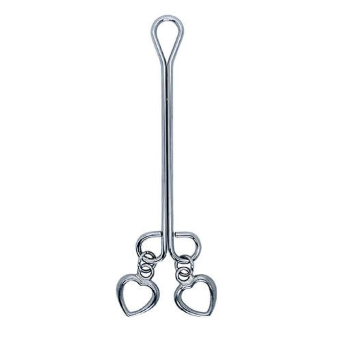 Clit Teaser Bound to Please Clit Clip con charms en forma de corazón Clit Teaser Bound to Please Clit Clip con charms en forma de corazón