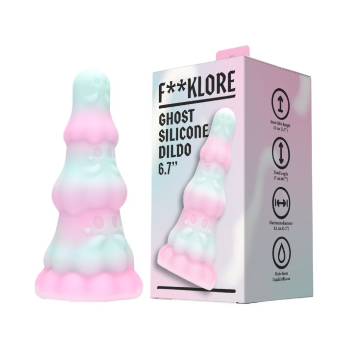 Consolador F**kLore Ghost Diseño Espeluznante y Placentero Consolador F**kLore Ghost Diseño Espeluznante y Placentero