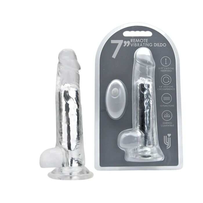 Dildo Loving Joy 7 Inch con control remoto y ventosa Dildo Loving Joy 7 Inch con control remoto y ventosa