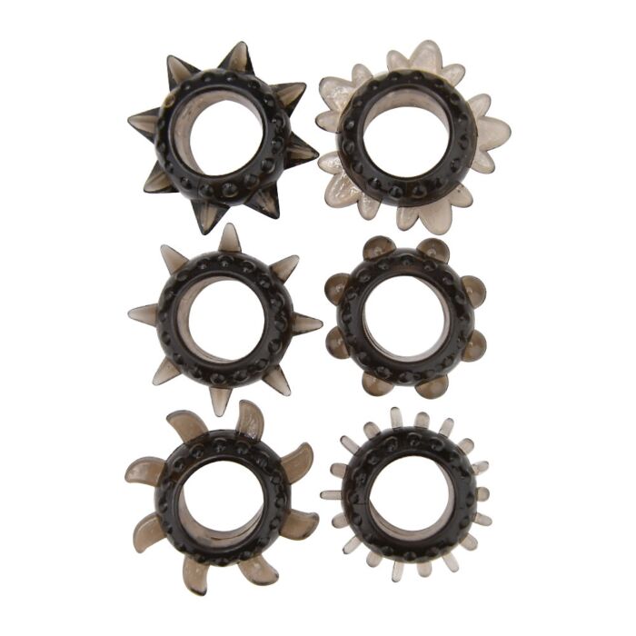 Juego de Anillos Texturizados Loving Joy para Placer Juego de Anillos Texturizados Loving Joy para Placer