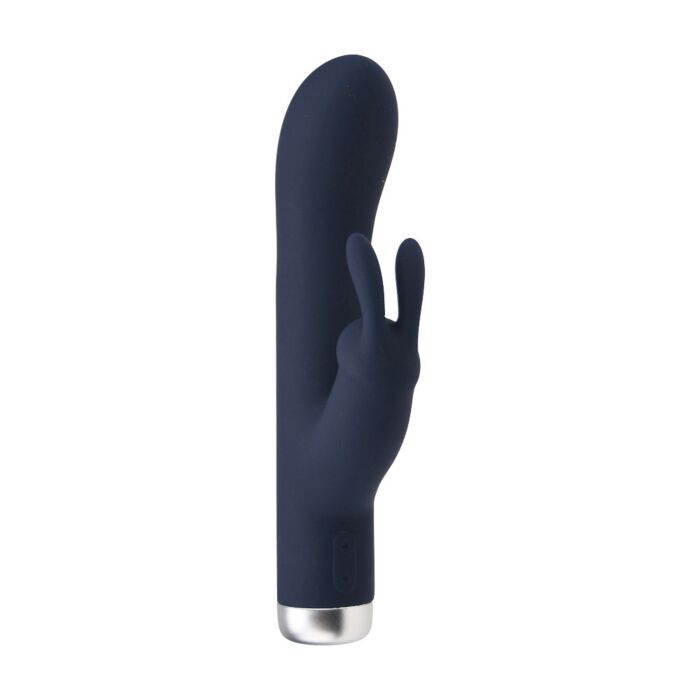 Vibrador Rabbit NAUTI Silicone con punta curva Vibrador Rabbit NAUTI Silicone con punta curva