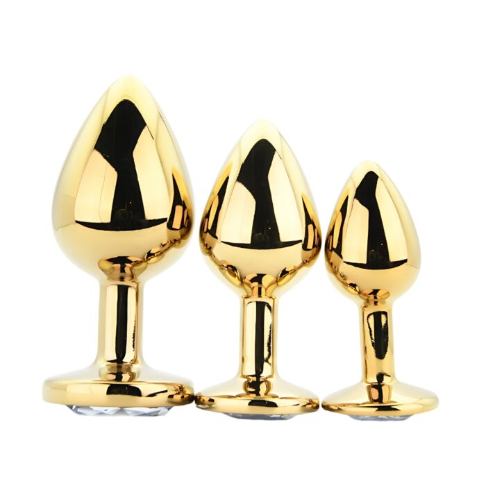 Plug anal Toosh Set de 3 con base joya Plug anal Toosh Set de 3 con base joya