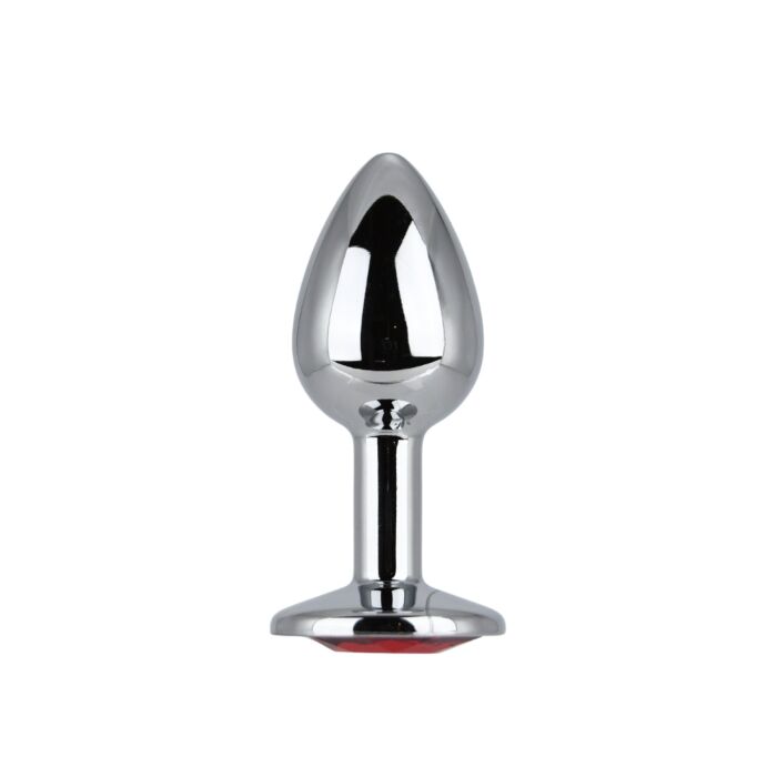 Plug anal Toosh Metal Small con piedra roja Rojo Plug anal Toosh Metal Small con piedra roja Rojo