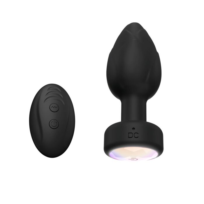 Plug anal Toosh Control Remoto con Luz Cambiante Plug anal Toosh Control Remoto con Luz Cambiante