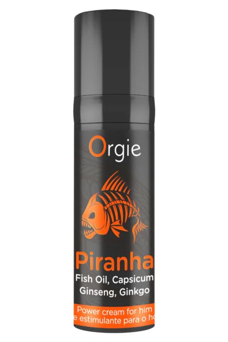 Crema Estimulante Orgie Piranha 15 ML con Sensación de Calor Crema Estimulante Orgie Piranha 15 ML con Sensación de Calor