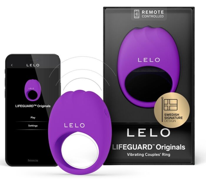 Anillo vibrador LELO LIFEGUARD con vibración intensa