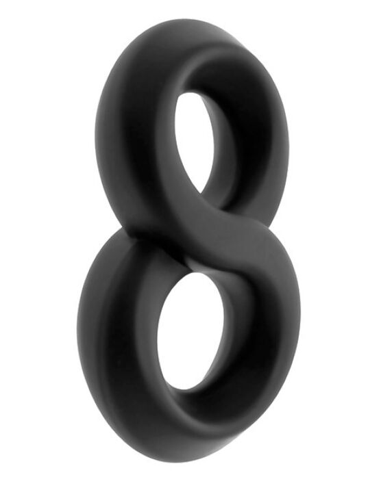 Anilla S Pleasures 8-Ring Doble para Erecciones Duraderas Anilla S Pleasures 8-Ring Doble para Erecciones Duraderas