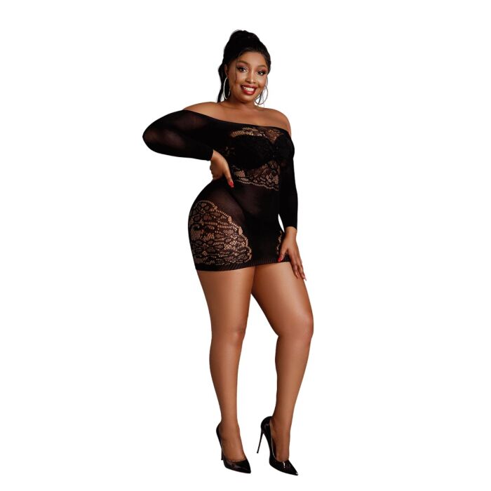 Vestido Sexy Moonlight Off the Shoulder Mini Vestido Sexy Moonlight Off the Shoulder Mini