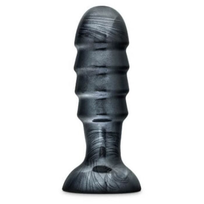 Plug anal grande Blush Novelties Jet Bruiser con relieves 19 cm