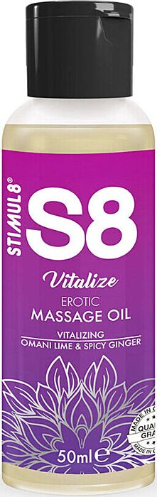 Aceite de masaje erótico STIMUL8 S8 Vitalize