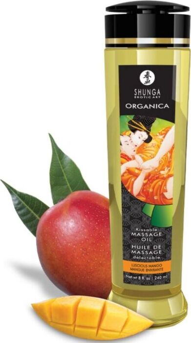 Aceite de Masaje Shunga Mango 240 ml | Orgánico