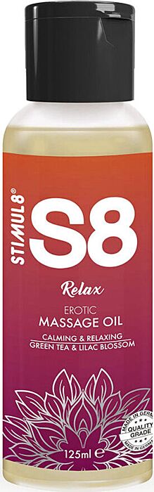Aceite de masaje STIMUL8 S8 Relax té verde