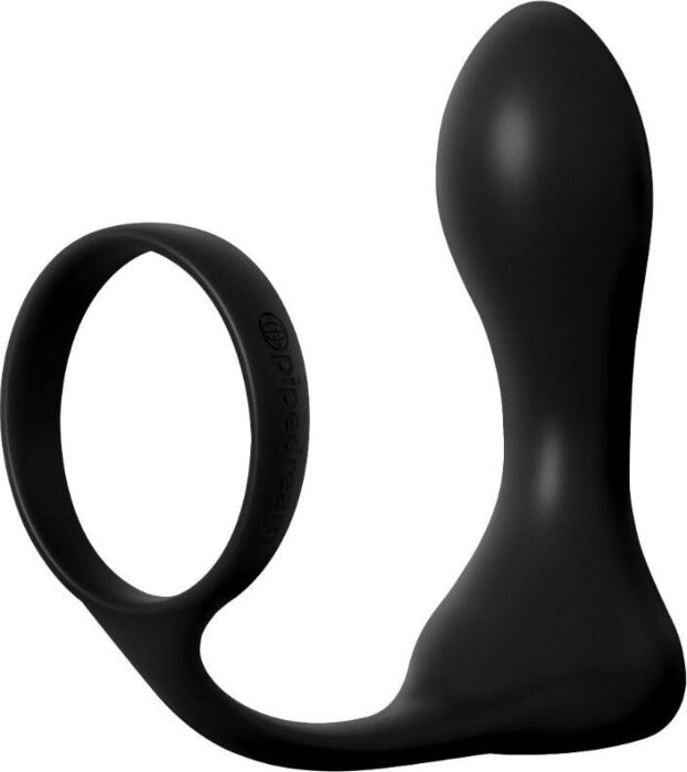 Anillo con plug Anal Fantasy Ass-Gasm Pro recargable