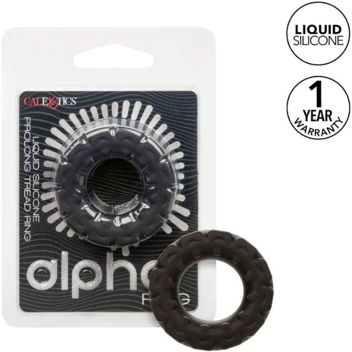 Anillo Erótico CalExotics Alpha Prolong Negro