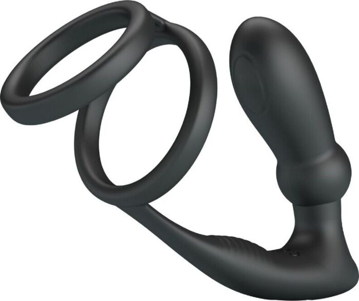 Anillo Pene Pretty Love Emoni + Plug Anal Vibración