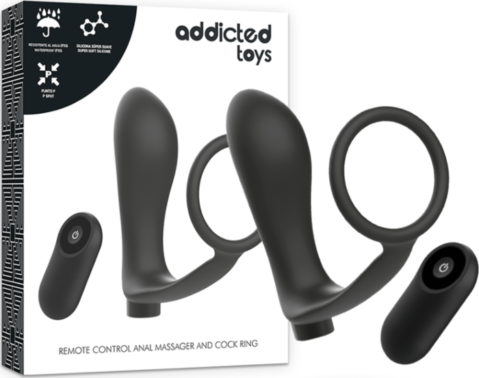 Anillo Plug Control Negro Anillo Plug Control Negro